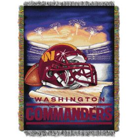 NFL Washington Commanders Home Field Advantage Woven Tapestry Wall Hanging
