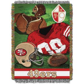 NFL 49ers Vintage Woven Tapestry Wall Hanging