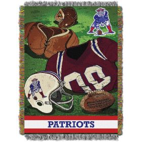 NFL Patriots Vintage Woven Tapestry Wall Hanging