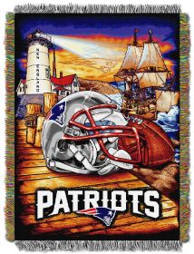 NFL Patriots Home Field Advantage Woven Tapestry Wall Hanging