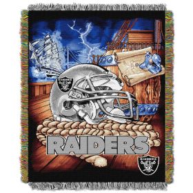 NFL Raiders Home Field Advantage Woven Tapestry Wall Hanging