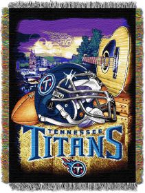 NFL Titans Home Field Advantage Woven Tapestry Wall Hanging