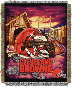 NFL Browns Home Field Advantage Woven Tapestry Wall Hanging