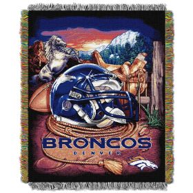 NFL Broncos Home Field Advantage Woven Tapestry Wall Hanging
