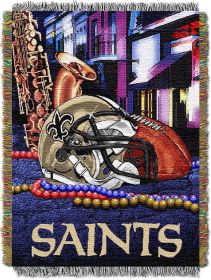NFL Saints Home Field Advantage Woven Tapestry Wall Hanging