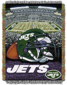 NFL Jets Home Field Advantage Woven Tapestry Wall Hanging