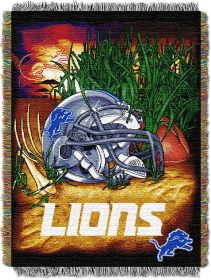 NFL Lions Home Field Advantage Woven Tapestry Wall Hanging