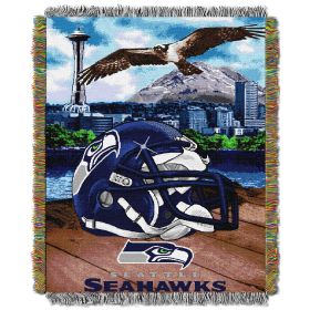NFL Seahawks Home Field Advantage Woven Tapestry Wall Hanging