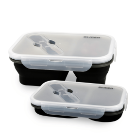 GLIDER LB Black Bento Premium Lunch Box & Food Storage Containers