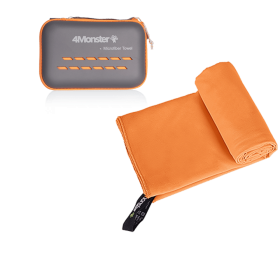 Camping Towels Super Absorbent; Fast Drying Microfiber Travel Towel; Ultra Soft Compact Gym Towel ; Sport Towel (Color: Orange, size: L 60x120cm)